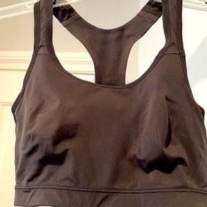 New Balance black sports bra